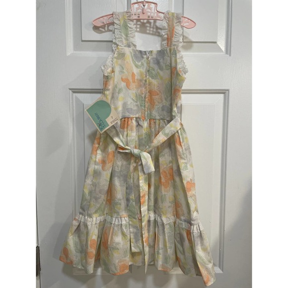 80s Vintage NWT Polly Finders Summer Dress - Picture 3 of 4